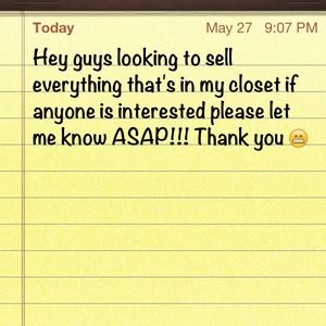 Hey guys looking to sell items ASAP
