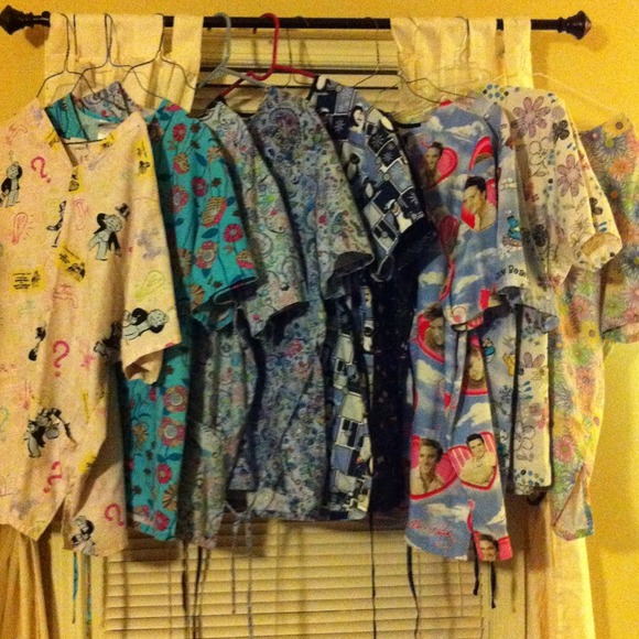 Scrub tops