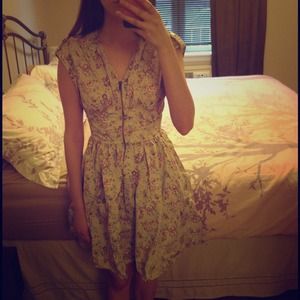 H&M Rose printed dress