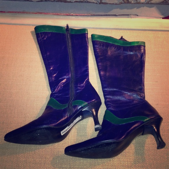 Boots from Argentina painted by Bet