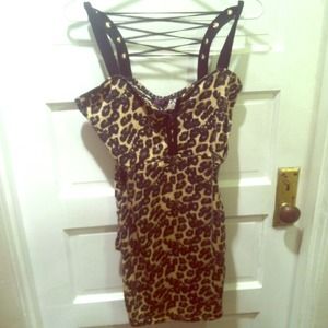 Reduced! NWT goregous leopard print dress