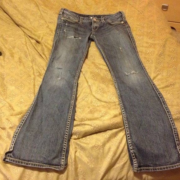 ❌Reduced❌Francis silver jeans. 27/33