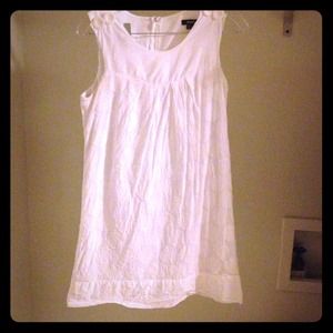 Women's all white dress, size small.