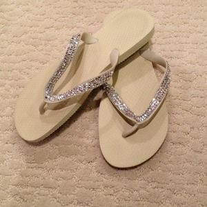 Swarovski Flip Flops