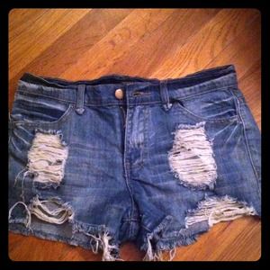 Brand new without tags denim shorts