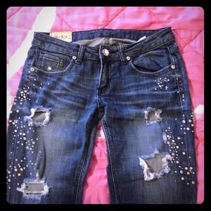 Blingy jewel machine jeans❌RESERVED❌