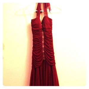 ⭕REDUCED⭕Red petite halter top dress