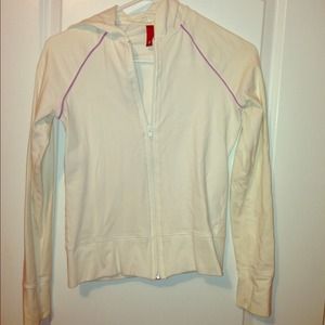 $35 H&M White Track Jacket