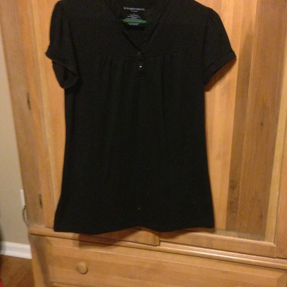 Black Liz Lange Maternity Top