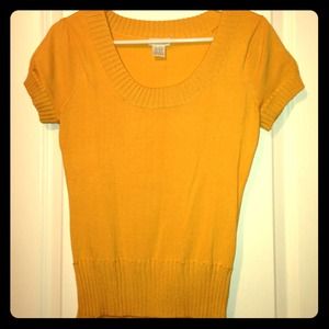 $15 Mustard Sweater Top