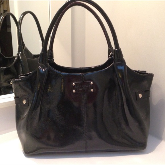 Sold-Kate spade NEW black patent purse