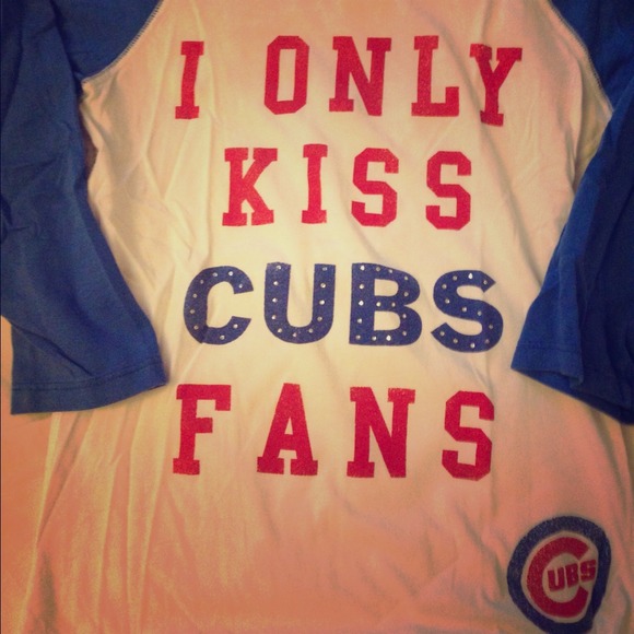 Sold Victoria secret pink baseball cubs tee