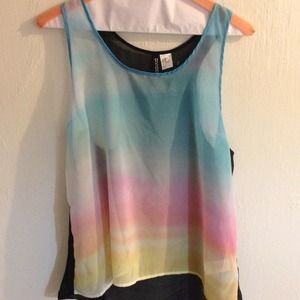 H&M sheer top