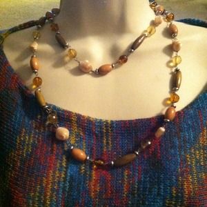 Long Multi size Necklace