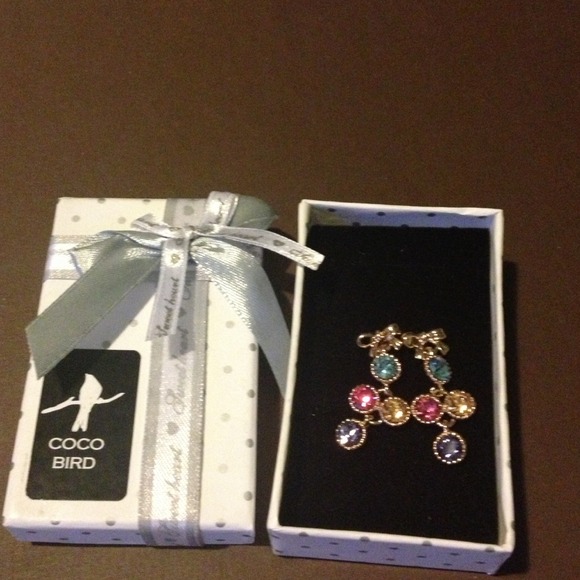 Dangling earrings 18k Gp   Swarovski crystals