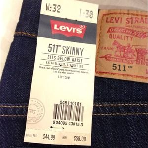 Men's 511 Levi's BRAND NEW