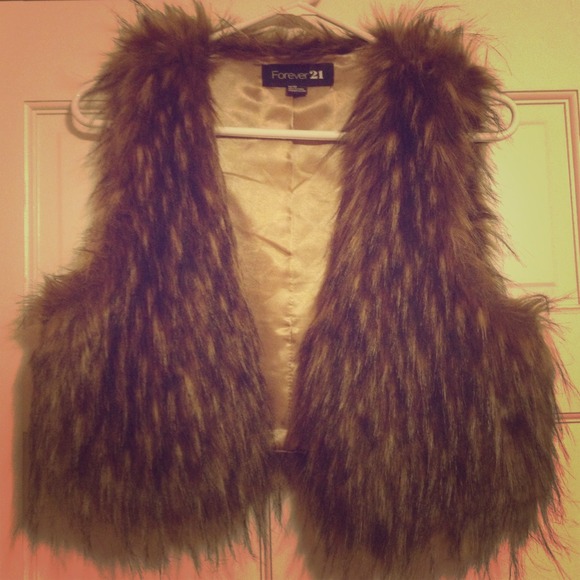 fur vest