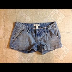 Denim shorts