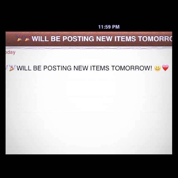 WILL BE POSTING NEW ITEMS TOMORROW!😜👍 - Picture 1 of 1