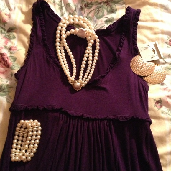 💓Dress up, dress down purple dress💓
