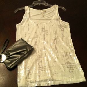 Sequin Tank Top