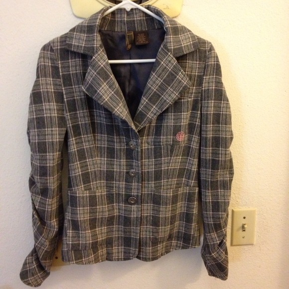Plaid blazer