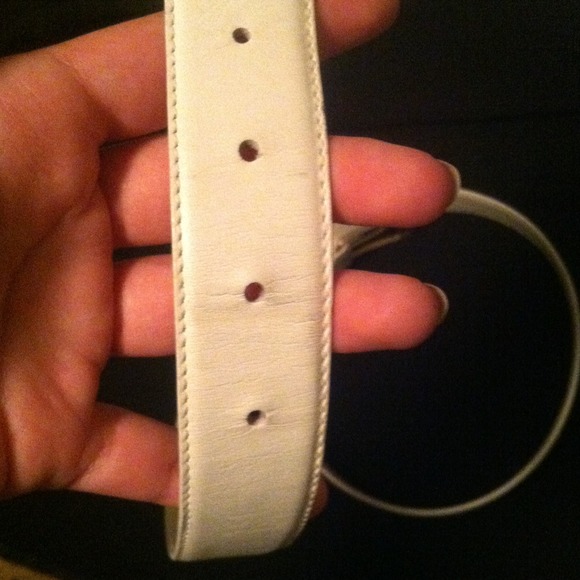 Yves Saint Laurent white belt main image 4