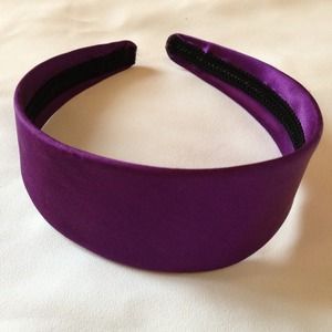 Purple Satin headband