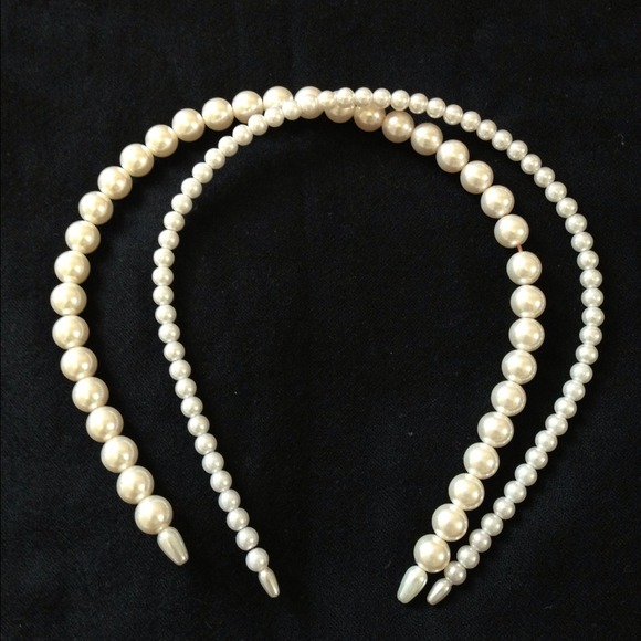 Set of 2 pearl headbands - Picture 2 of 2