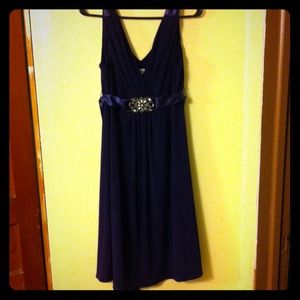 Royal purple special occasion dress