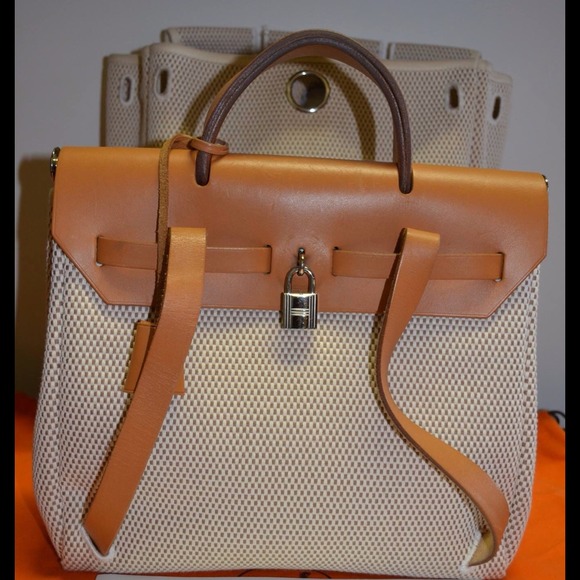 authentic Hermes Herbag 2way use - Picture 3 of 4