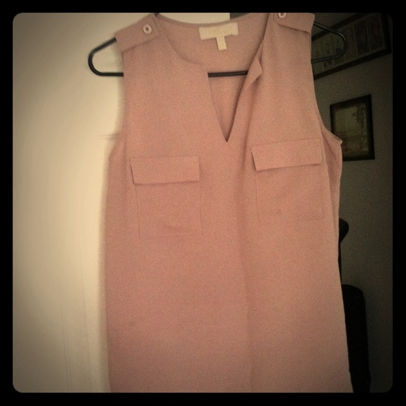 Tops - Taupe light summer shirt and jeans