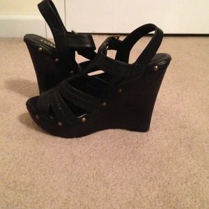 SOLD!!!!! Never worn wedges!