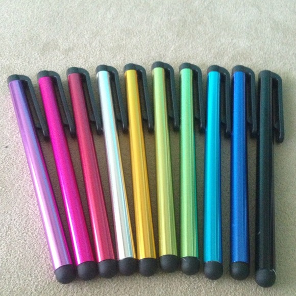 🛑SOLD🛑 Pink purple black styluses - Picture 1 of 1