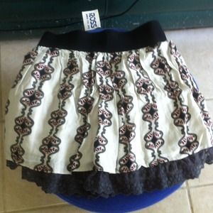Cute patterned skirt