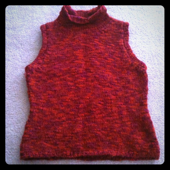 Ann Taylor Loft sleeveless sweater top