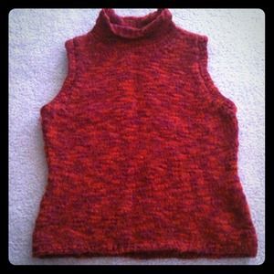 Ann Taylor Loft sleeveless sweater top