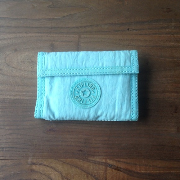 Baby blue Kipling wallet