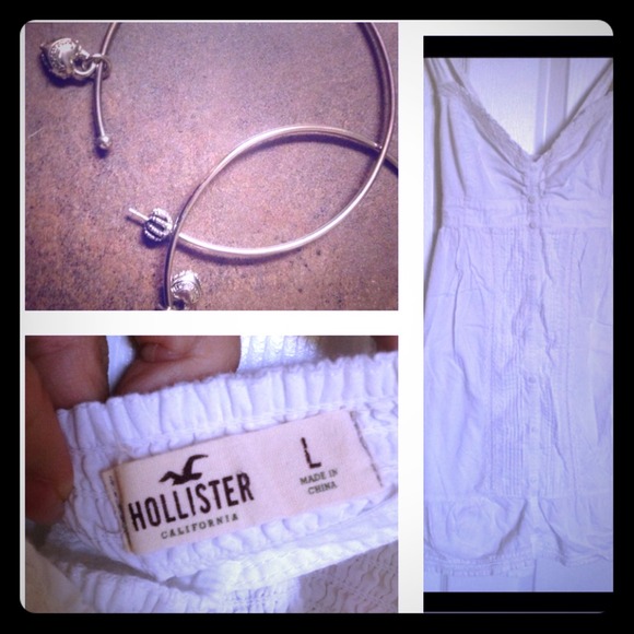 Authentic Juicy Couture Earrings & Hollister Dress