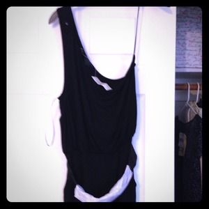 One shoulder jumpsuit