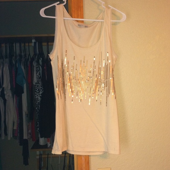 Shimmery tank top The Loft