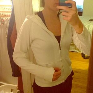 Hooded Salomon synthetic full-zip exercise shirt