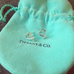Reduced! Tiffany&Co. Brand new heart earrings