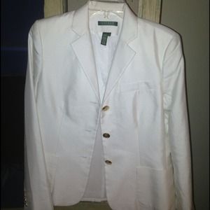 Ralph Lauren white blazer