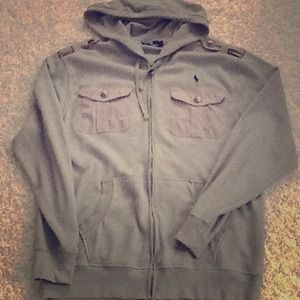 Polo Zip Up Hoodie