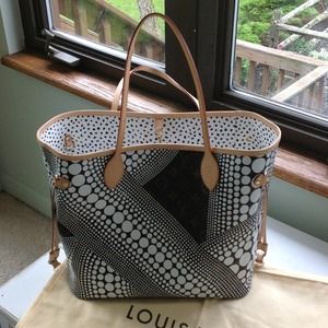 ⭐Unavailable⭐Auth. Louis Vuitton Kusama Neverfull
