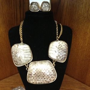 Authentic Python snake skin jewelry!
