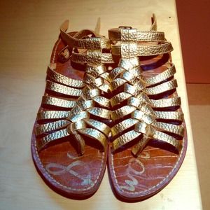 ⭐REDUCED!⭐Sam Edelman Gold Greco Gladiator Sandals