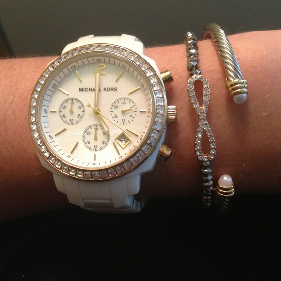 AUTHENTIC Michael Kors White Watch