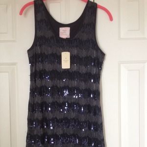 Reduced🎉Navy blue sequin dress!!!